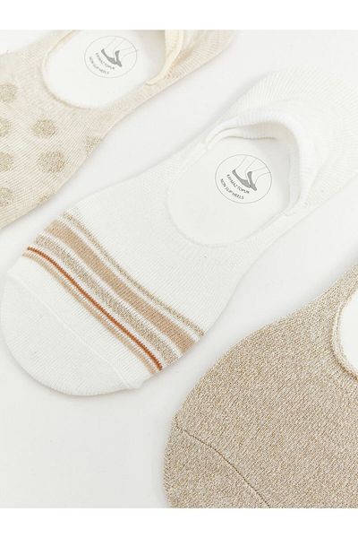 LC Waikiki Дамски чорапи с шарки, 3 чифта, нови за сезона - S58966Z8