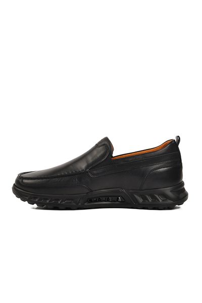 Dr.Flexer Black Genuine Leather Orthopedic Men's Casual Shoes 821803   M