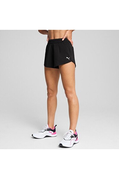 Puma Σορτς Puma W Tad Essential 3 Υφαντό Κοντό, Μαύρο, Γυναικείο