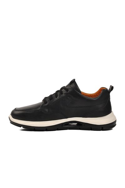 Dr.Flexer Black Genuine Leather Orthopedic Men's Casual Shoes 822502   M