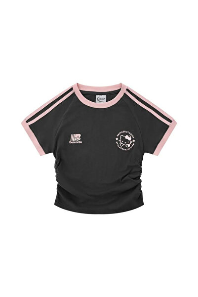 Gofeel Kemer Boy Hello Kitty Büzgülü Baskı Detaylı Crop