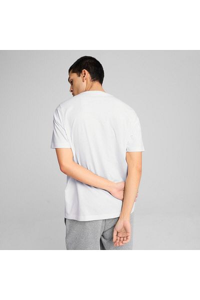 Puma Μπλουζάκι Puma Ess Small No. 1 Logo Tee, Λευκό, Ανδρικό