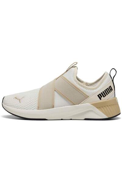 Puma حذاء رياضي بوما سوفت رايد هارلي سليب أون، بيج، نسائي