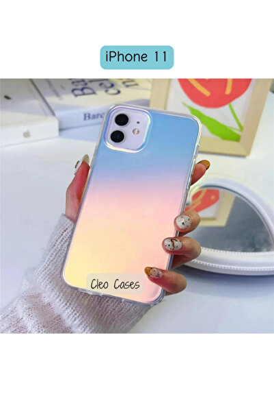 Cleo Cases Tarzını Yansıt حافظة رخامية غير لامعة متوافقة مع هاتف iPhone 11 مت...