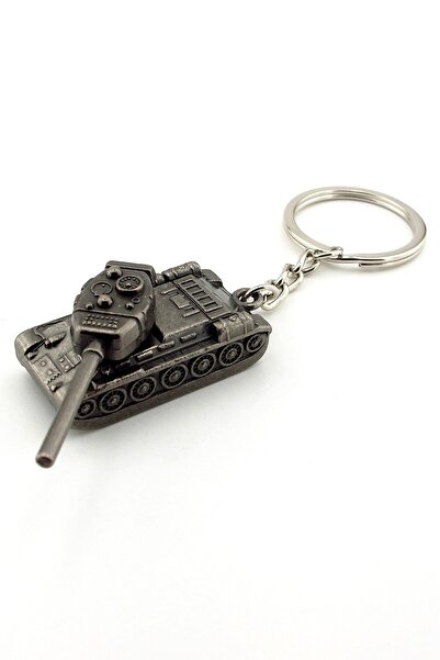 Solfera Armored Battle Tank Figure - Metal Metal Keychain Kc295