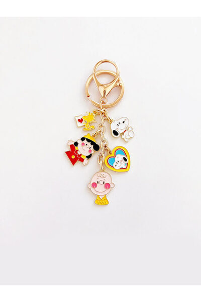neşe palamudu Charlie Brown - Snoopy Charm Metal Anahtarlık