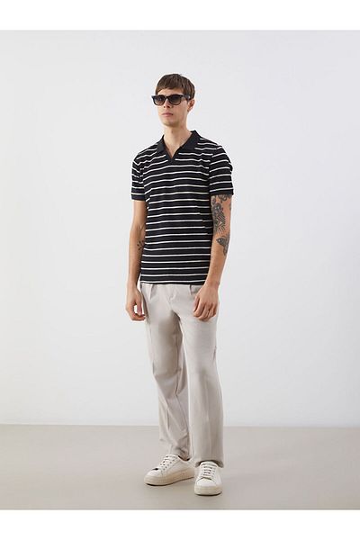 LC Waikiki Polo Neck Striped Men's T-Shirt