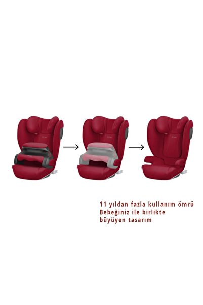 Cybex Pallas B2 Fix+ Lux (steel grey) (Adac ödüllü isofixli bebek oto koltuğu 9-36 kg)