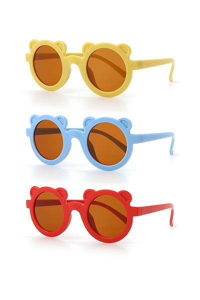 Nilu Moda Children's Sunglasses 3-Piece Deal Set