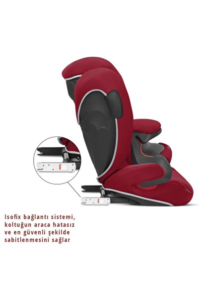 Cybex Pallas B2 Fix+ Lux (steel grey) (Adac ödüllü isofixli bebek oto koltuğu 9-36 kg)