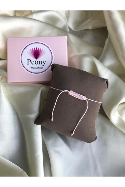 PEONY - peonyofficiall Cow Glass Murano Bracelet Pink String Bracelet