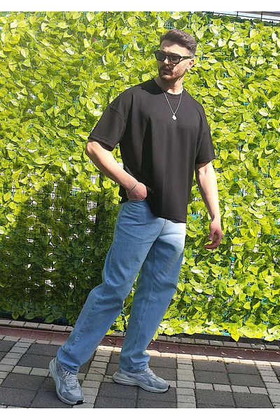 EydaMoon Oversize 100% Cotton Modal Silky Fabric Crew Neck Breathable T-Shirt