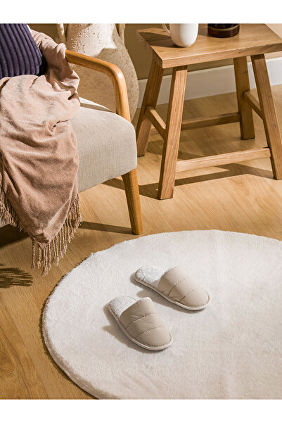 LC Waikiki Γυναικείες παντόφλες με σχέδιο εκρού