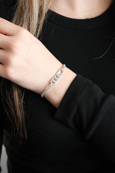 Jack Ferrero Women's Zircon Stone Bracelet