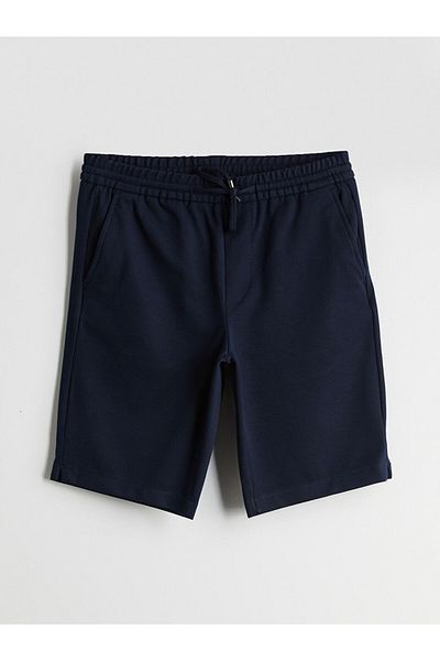 LC Waikiki Natuvera Navy Blue Slim Fit Men's Shorts
