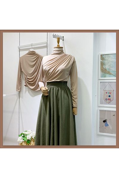 Faya Boutique Μπλούζα Camel Jersey
