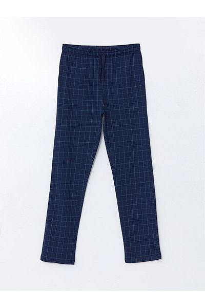 LC Waikiki Green Standard Fit Plaid Men's Pajama Bottom