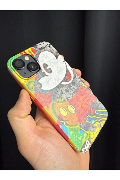 kalimera iPhone 13/14 Compatible Silicone Inside Velvet Launch Pattern Phone Case