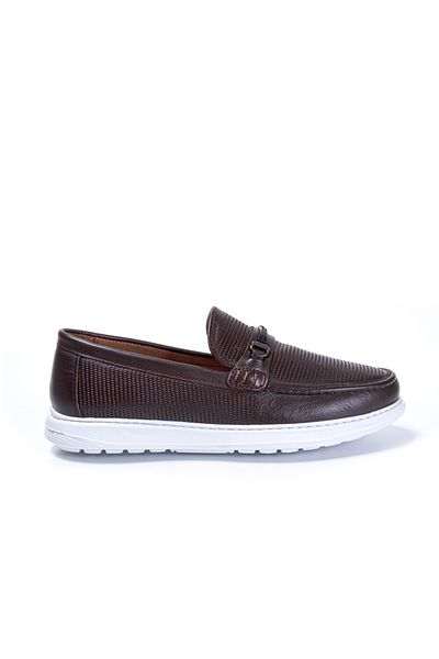 Vantaggio Мъжки мокасини Brooks Brown Inner and Outer, 100% естествена кожа, за ежедневие