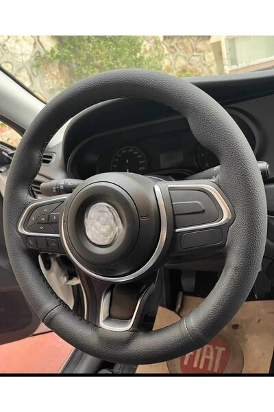 dk direksiyon Kaplamacı Üniversal Dikmeli Direksiyon Kılıfı Fiat Egea Easy Pl...