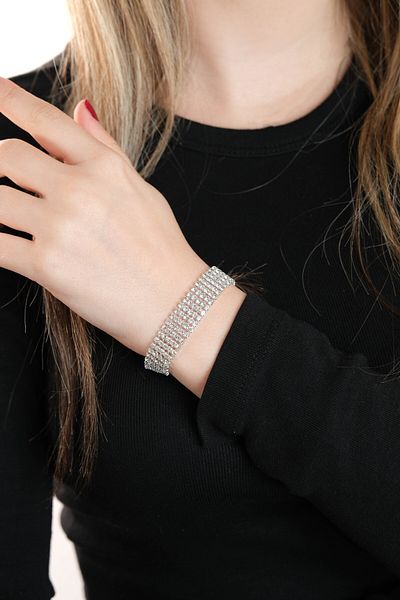 Jack Ferrero Women's Zircon Stone Bracelet