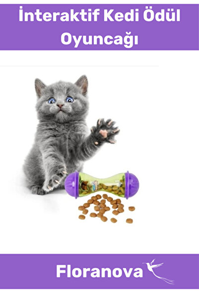 Floranova Saklama Hazneli Küçük Boy Dayanıklı Plastik İnteraktif İçgüdüsel Av...