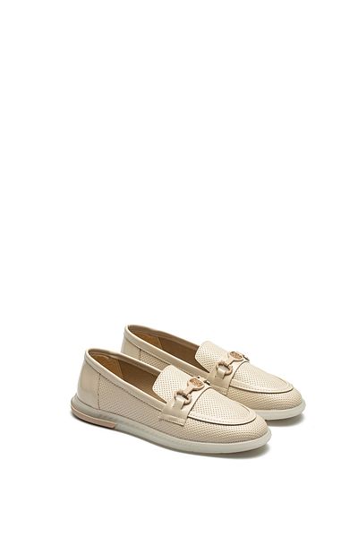 Dedos Mocasin zilnic cu imprimeu cu ac pentru femei Pantofi casual din piele lacuita
