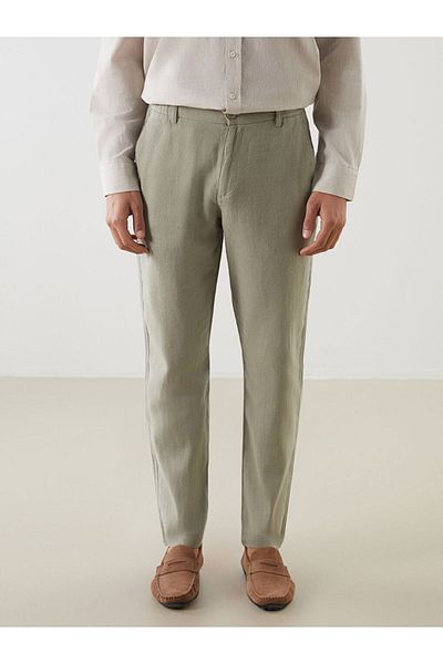 LC Waikiki Ανδρικό παντελόνι SOUTHBLUE Slim Fit Linen Blend