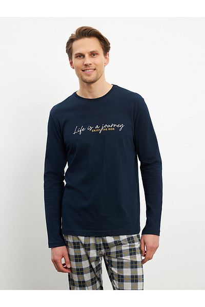 LC Waikiki Gray Standard Fit Men's Pajama Set