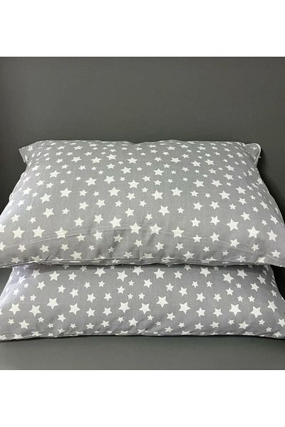 Pamuku Star Pattern 2 Pcs Zipper Pillow Case 50X70 cm
