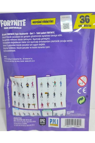 Fortnite 7 cm Character Figure Keychain Frt09