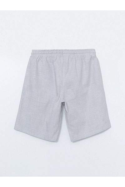LC Waikiki Gray Standard Fit Men's Pajama Bottom Shorts