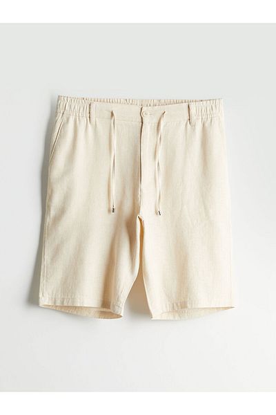 LC Waikiki Quality Parts from Celebi Store |   Standard Fit Linen Blend Men's Shorts
