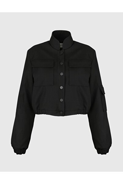 İLVİ Ambra Siyah Bomber Kadın Ceket