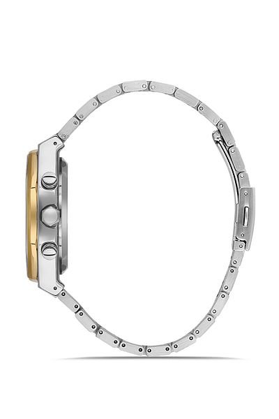 FERRO Yellow and Silver Steel Cord Men's Wristwatch Fm11508A-D6