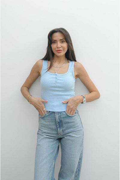 Havoş Light Blue Lilly Tank Top