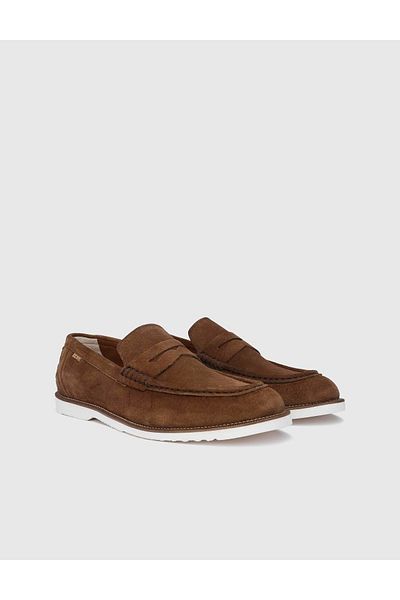 İLVİ Craven Genuine Suede Leather Men's Tan Loafer