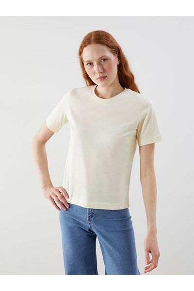 LC Waikiki Vanilla Crew Neck Women's T-Shirt
