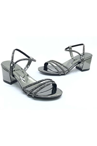 Kids Club Shoes Γυναικείο βραδινό φόρεμα Mehtap Çapraz με τρεις ρίγες και πέτ...