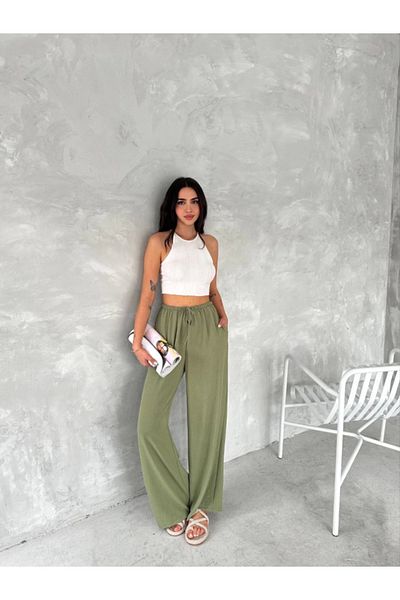 JANES Ayrobin Oversize Trousers - Mint Green