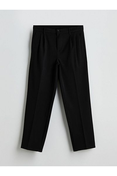 LC Waikiki Southblue Men's Black Standard Fit Trousers