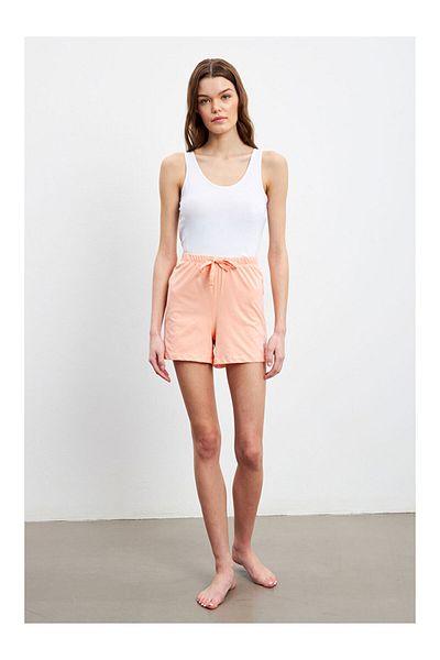 LC Waikiki Lcw Dream Coral Elastic Waist Women's Shorts Pajama Bottom 2 Pack