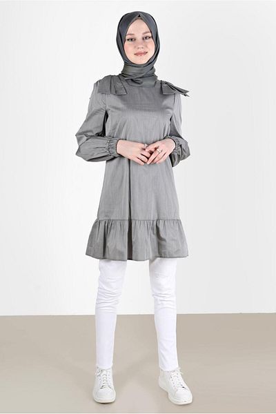 Alvina Tunic 42663 - Bow Detailed