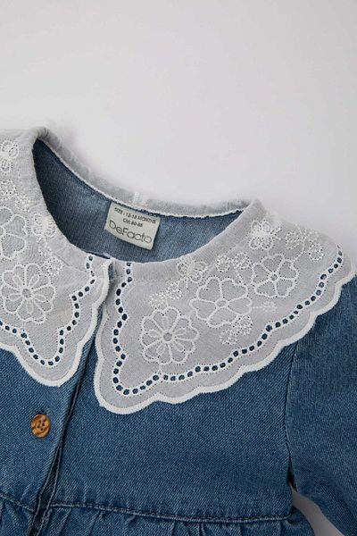 DeFacto Baby Mädchen Kurzarm Jean Kleid C3577a524sm