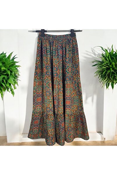 Gökçe Giyim Osmanlı Viskon Katlı Etek