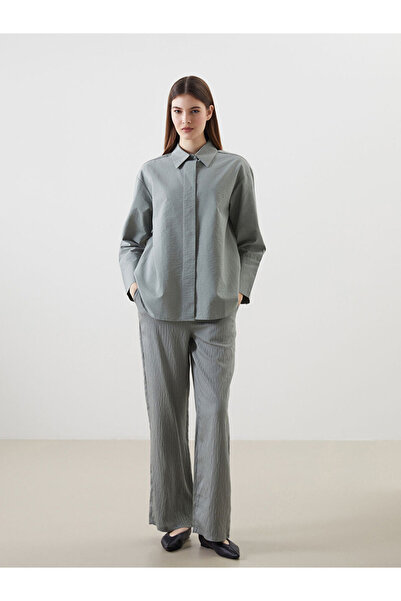 LC Waikiki Pantaloni de damă cu dungi cu talie elastică de sezon nou - S5KO02Z8