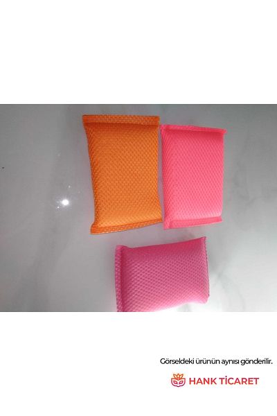 HANK TİCARET 3-Piece Dish Teflon Sponge - Non-Scratch, Easy to Wash, Clean