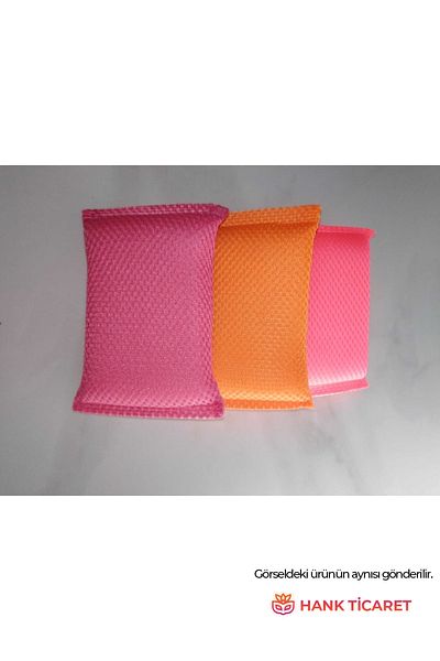 HANK TİCARET 3-Piece Dish Teflon Sponge - Non-Scratch, Easy to Wash, Clean