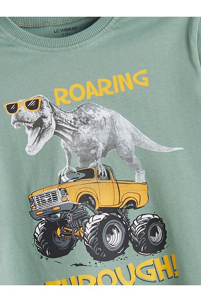 LC Waikiki Crew Neck Printed Boy's T-Shirt