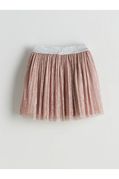 LC Waikiki Lcw Waist Elastic Pleated Girl's Skirt Fast Fashion